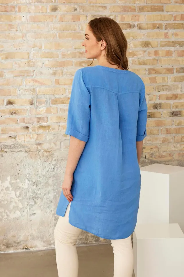 IN FRONT DRESSES Women LINO TUNIC 16236 501 Blue 501