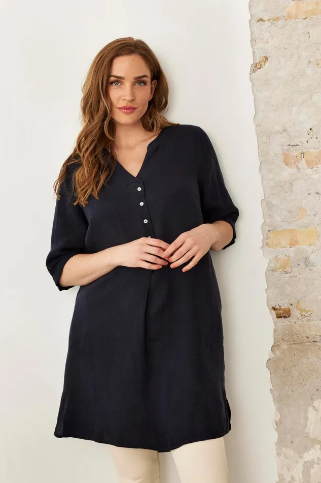 IN FRONT DRESSES Women LINO TUNIC 16236 591 Navy 591