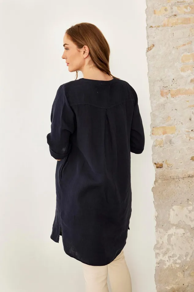 IN FRONT DRESSES Women LINO TUNIC 16236 591 Navy 591