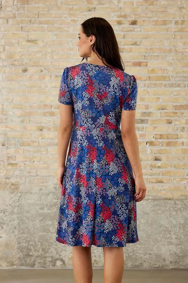 IN FRONT DRESSES Women LIZ DRESS 16167 501 Blue 501