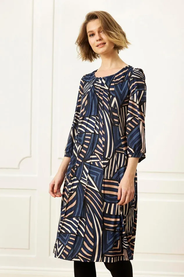 IN FRONT DRESSES Women LUCETTE DRESS 16079 501 Blue 501