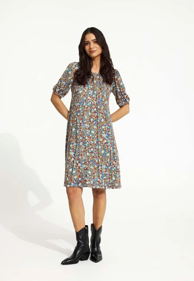 IN FRONT DRESSES Women LUCETTE DRESS 16569 516 Multi Blue 516