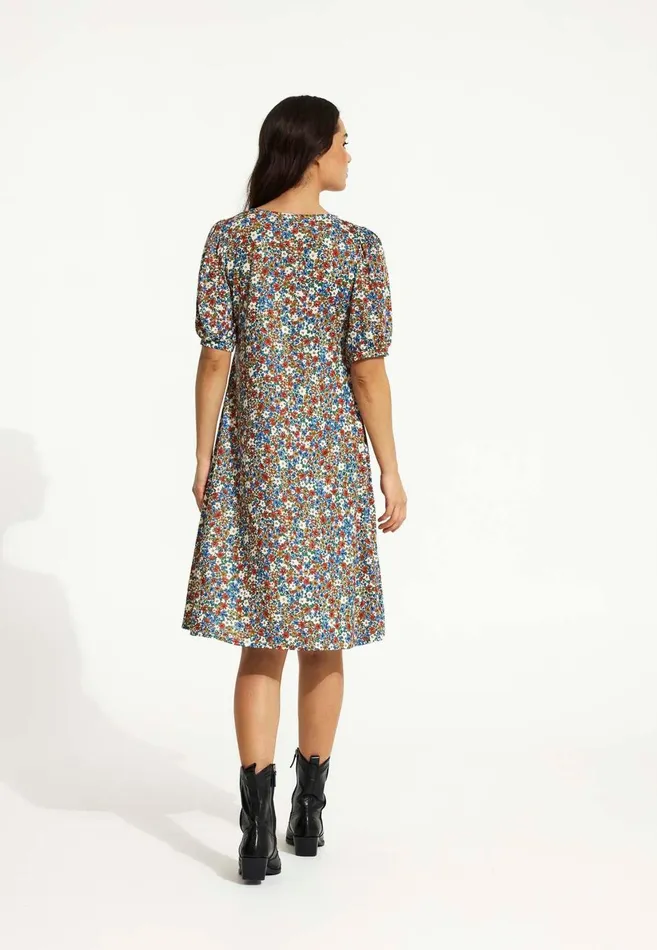 IN FRONT DRESSES Women LUCETTE DRESS 16569 516 Multi Blue 516
