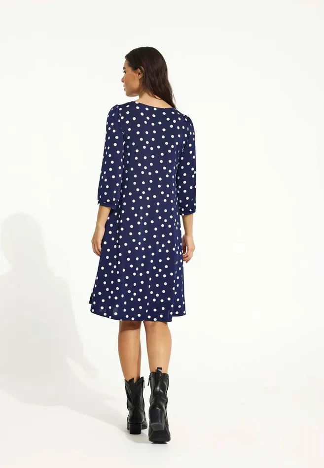 IN FRONT DRESSES Women LUCETTE DRESS 16571 590 Dark Blue 590 IN FRONT DRESSES Women LUCETTE DRESS 16571 590 Dark Blue 590