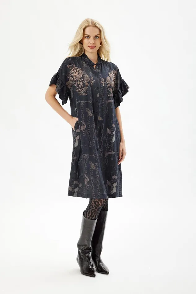 IN FRONT DRESSES Women MADELYN DRESS 16468 999 Black 999