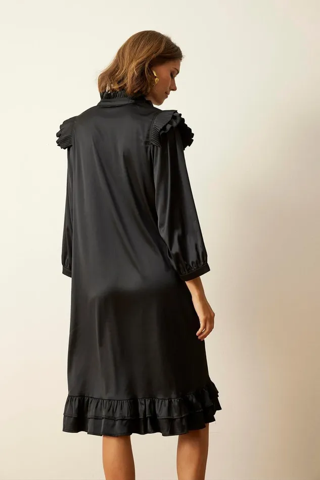 IN FRONT DRESSES Women MANDY DRESS 15951 999 Black 999