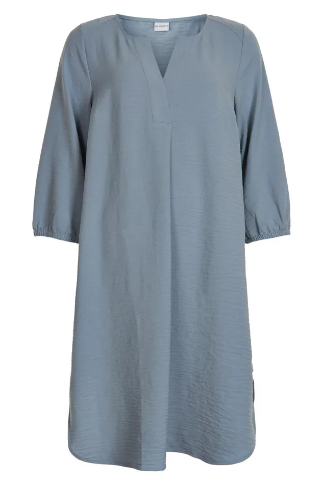 IN FRONT DRESSES Women MELODY DRESS 14828 508 Dusty Blue 508
