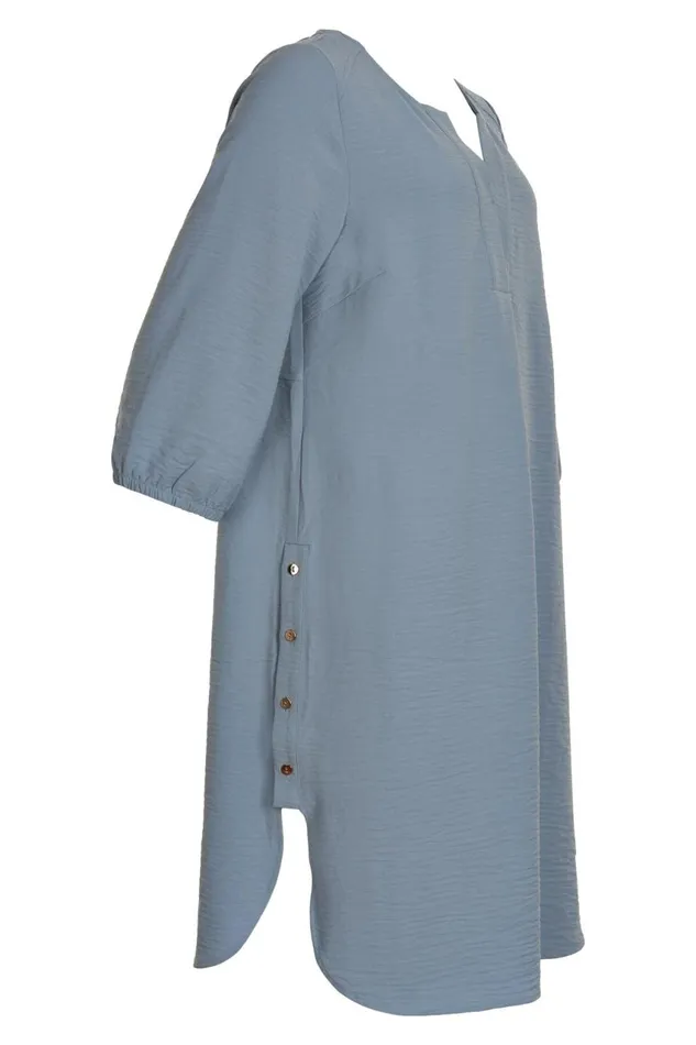 IN FRONT DRESSES Women MELODY DRESS 14828 508 Dusty Blue 508