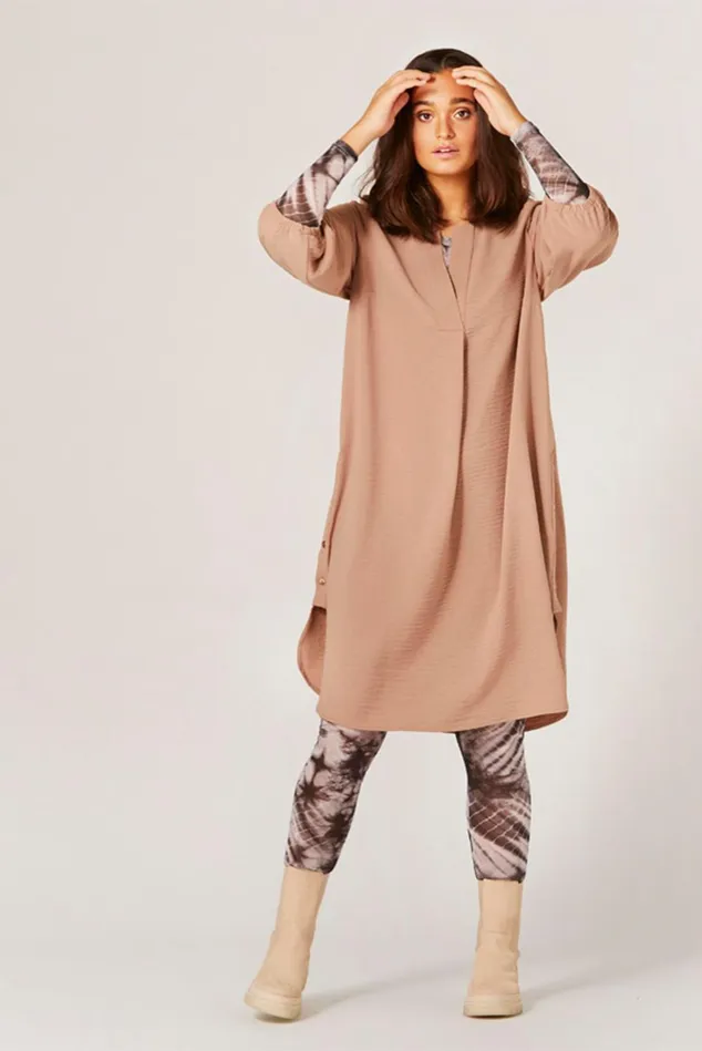 IN FRONT DRESSES Women MELODY DRESS 14828 815 Cafe Latte 815