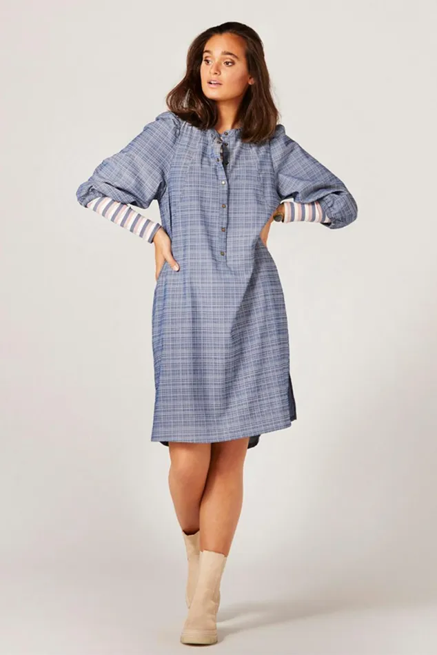 IN FRONT DRESSES Women OLLI DRESS 14830 501 Blue 501