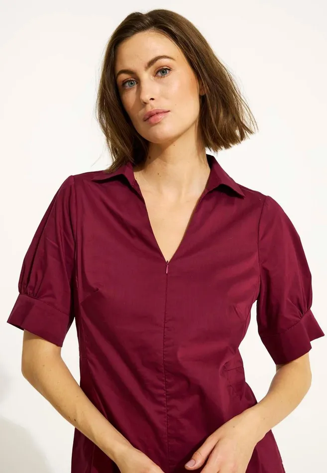 IN FRONT DRESSES Women SANDRA DRESS 16526 295 Burgondy 295 IN FRONT DRESSES Women SANDRA DRESS 16526 295 Burgondy 295