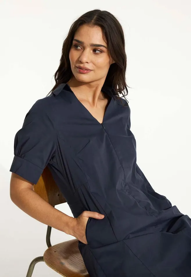IN FRONT DRESSES Women SANDRA DRESS 16526 591 Navy 591 IN FRONT DRESSES Women SANDRA DRESS 16526 591 Navy 591