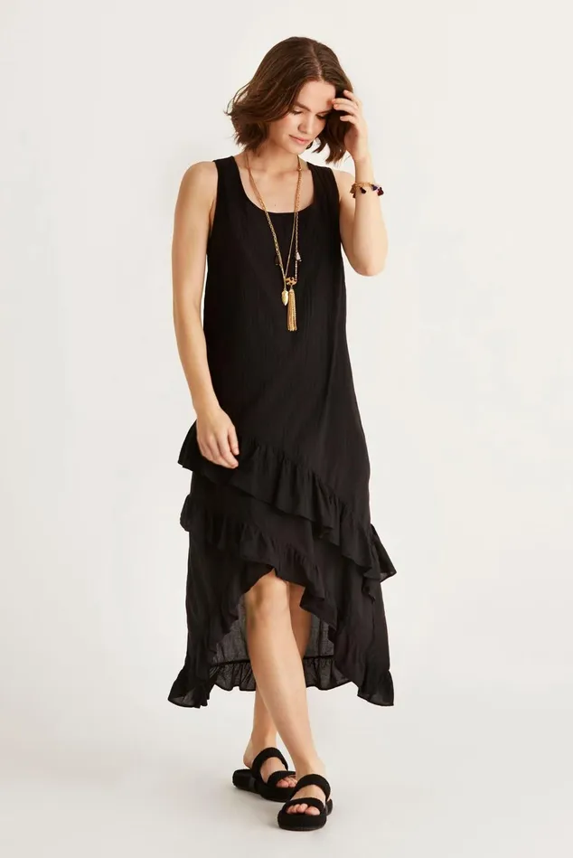 IN FRONT DRESSES Women SANTA MARIA DRESS 15052 999 Black 999