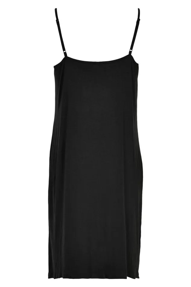 IN FRONT DRESSES Women SLIP DRESS 15457 999 Black 999