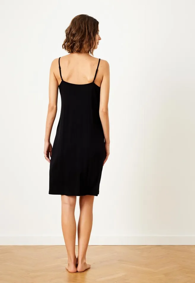 IN FRONT DRESSES Women SLIP DRESS 15457 999 Black 999