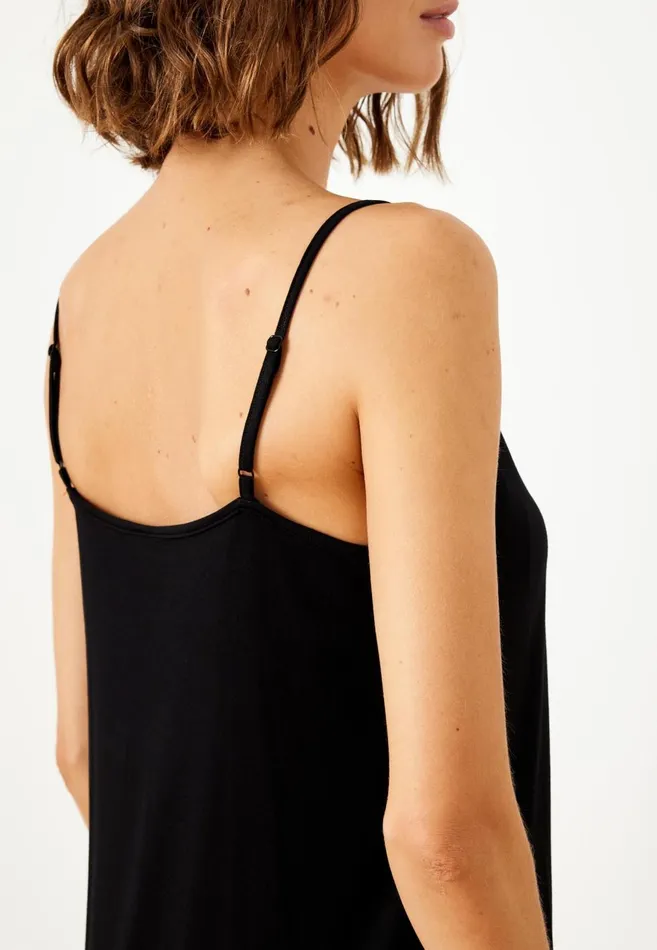 IN FRONT DRESSES Women SLIP DRESS 15457 999 Black 999