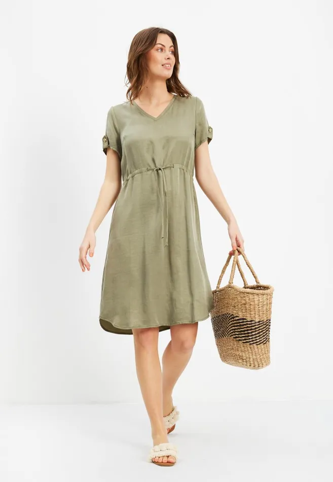 IN FRONT DRESSES Women SMILLA DRESS 15725 681 Army 681