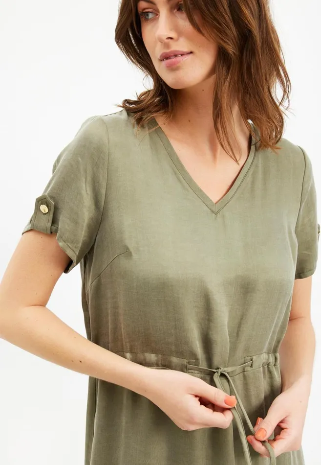 IN FRONT DRESSES Women SMILLA DRESS 15725 681 Army 681