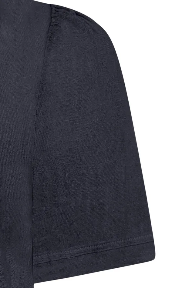 IN FRONT LINEN COLLECTION Women LINO BLOUSE 16234 591 Navy 591 IN FRONT LINEN COLLECTION Women LINO BLOUSE 16234 591 Navy 591