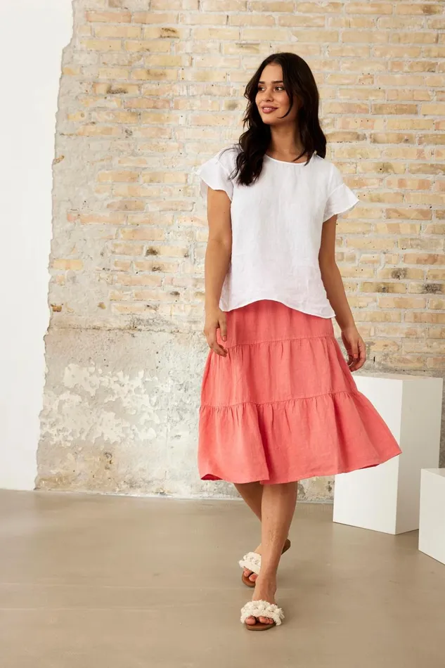 IN FRONT LINEN COLLECTION Women LINO BLOUSE 16235 010 White 010