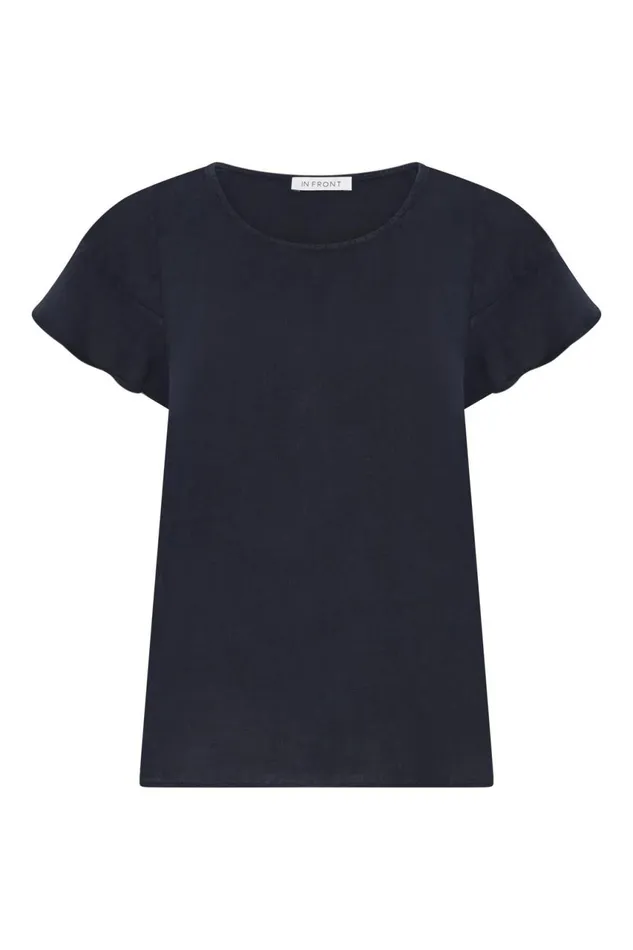 IN FRONT LINEN COLLECTION Women LINO BLOUSE 16235 591 Navy 591