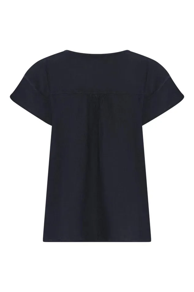 IN FRONT LINEN COLLECTION Women LINO BLOUSE 16235 591 Navy 591