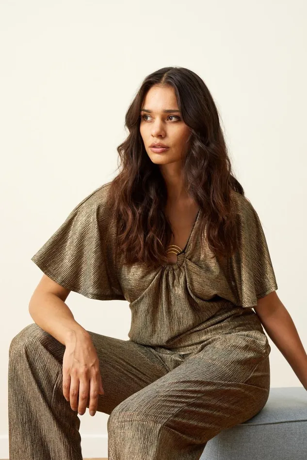 IN FRONT PANTS Women AENA PANTS 15978 016 Old Gold 016