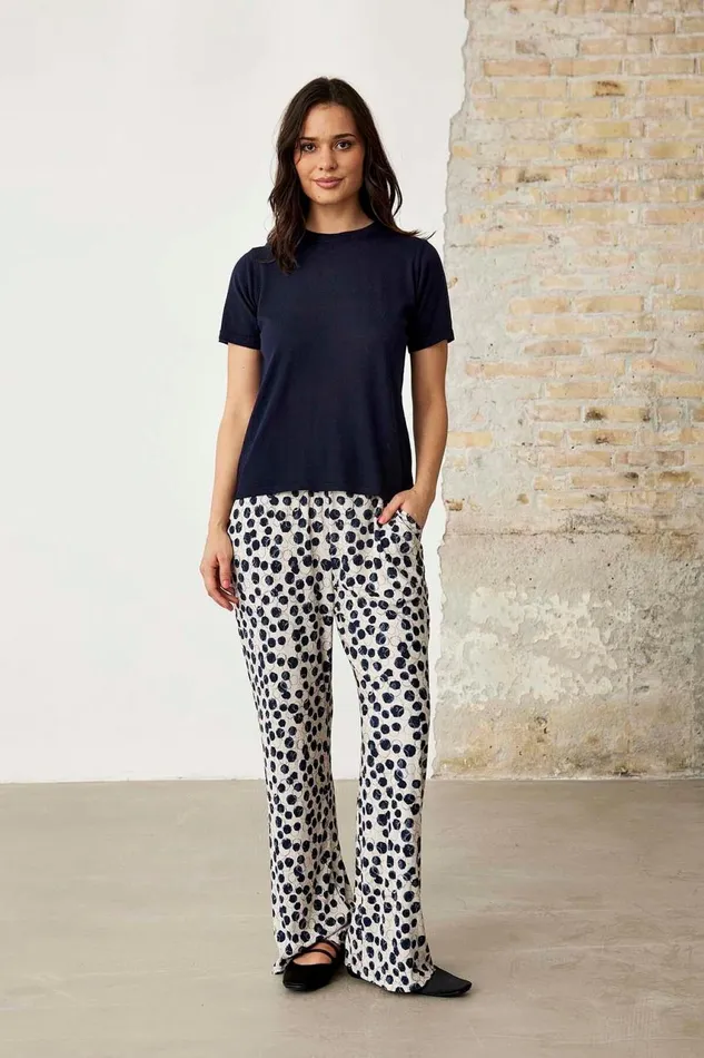 IN FRONT PANTS Women AENA PANTS 16164 591 Navy 591