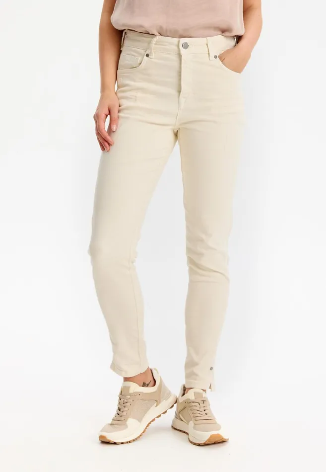 IN FRONT PANTS Women ALVILDA JEANS 15495 003 Eggshell 003