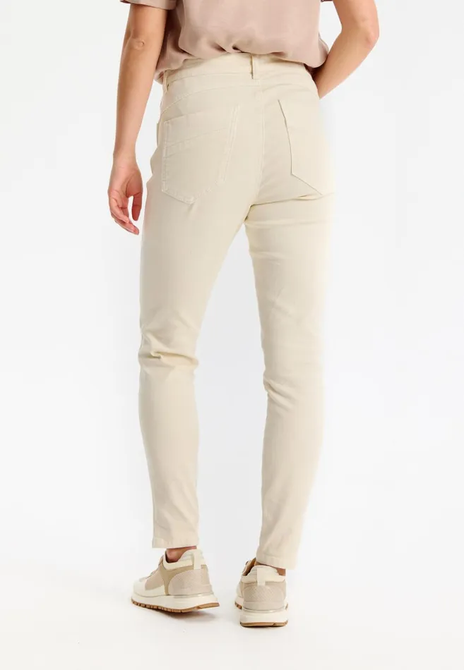 IN FRONT PANTS Women ALVILDA JEANS 15495 003 Eggshell 003