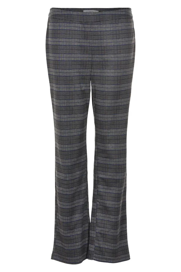 IN FRONT PANTS Women ASTRID CHECKED PANTS 12847 Night Blue 590