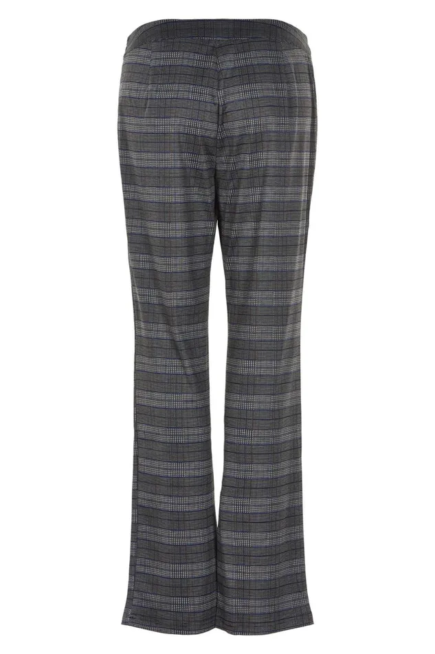 IN FRONT PANTS Women ASTRID CHECKED PANTS 12847 Night Blue 590
