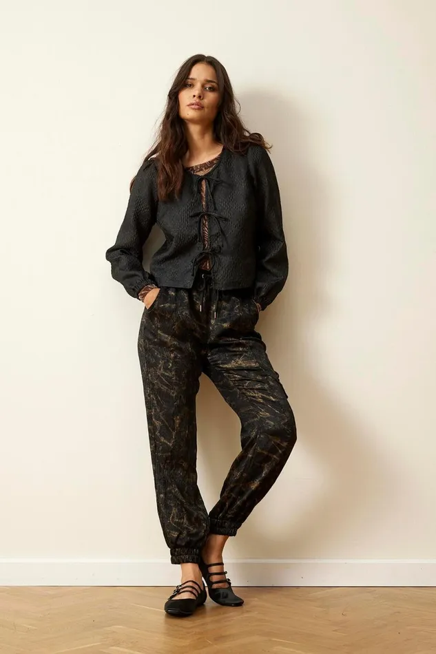 IN FRONT PANTS Women BUKKA PANTS 15957 999 Black 999