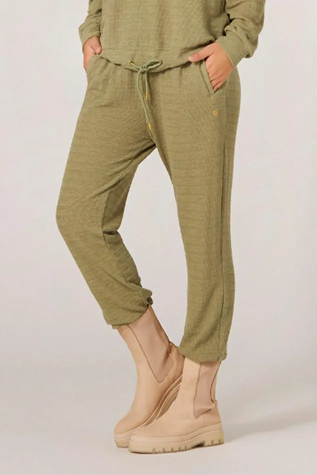 IN FRONT PANTS Women COSY PANT 14841 615 Green 615