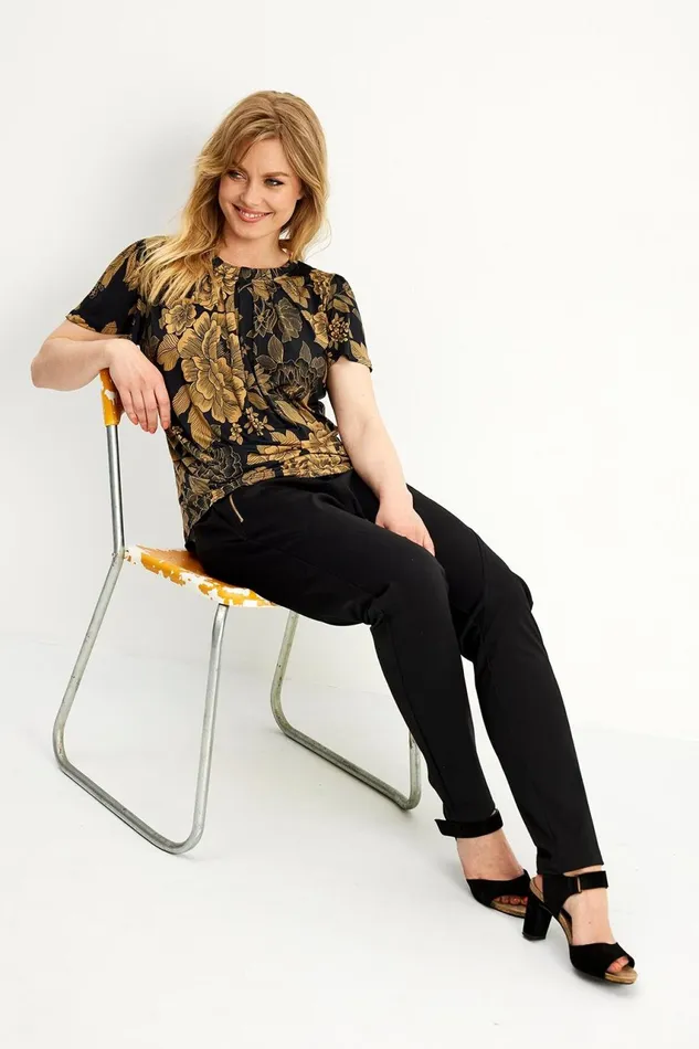 IN FRONT PANTS Women FREYA LEGGIN 15788 999 Black 999