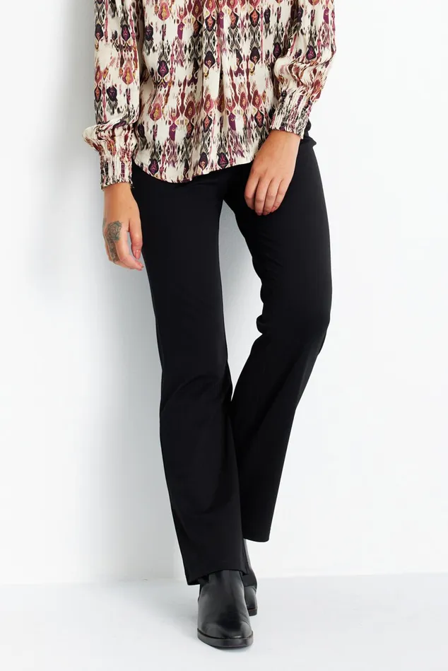 IN FRONT PANTS Women HAILY BOOT CUT PANTS 15357 999 Black 999