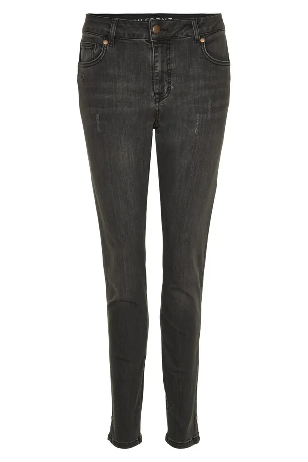 IN FRONT PANTS Women JUNE JEANS 14670 961 Dark Grey
