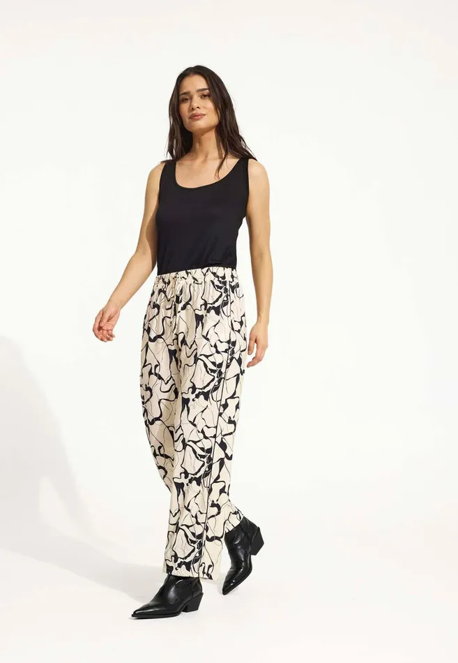 IN FRONT PANTS Women KIRA PANTS 16544 025 Creme 025 IN FRONT PANTS Women KIRA PANTS 16544 025 Creme 025