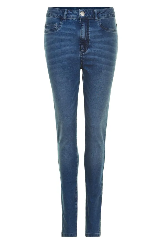 IN FRONT PANTS Women LEZBETH DENIM LEGGINGS 14232 509 Denim Blue 509