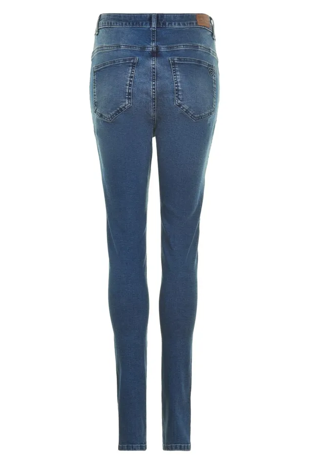 IN FRONT PANTS Women LEZBETH DENIM LEGGINGS 14232 509 Denim Blue 509