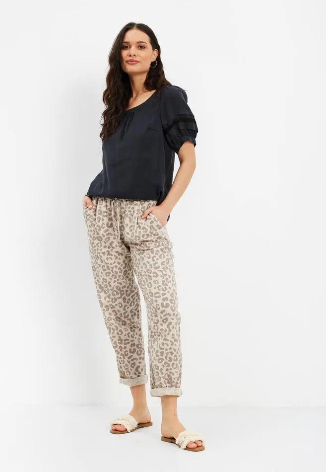 IN FRONT PANTS Women LINO LEO PANTS 15695 190 Nature 190