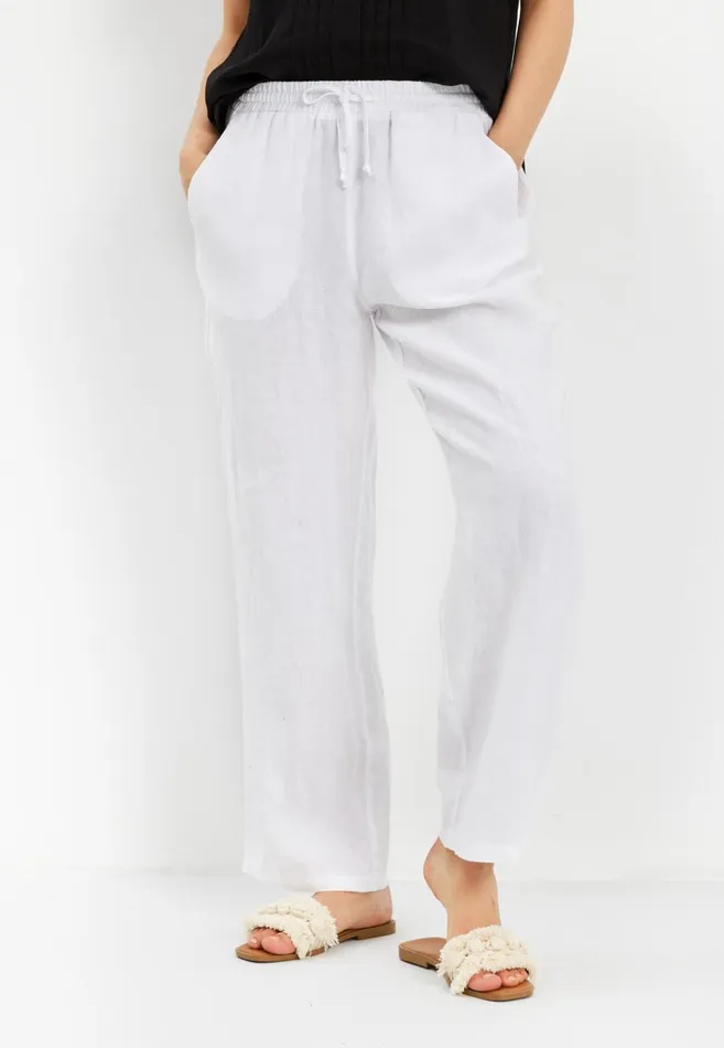 IN FRONT PANTS Women LINO PANTS 15684 010 White 010
