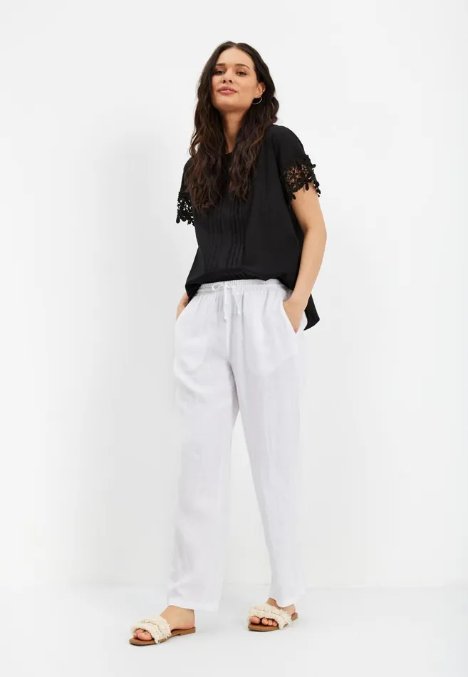 IN FRONT PANTS Women LINO PANTS 15684 010 White 010