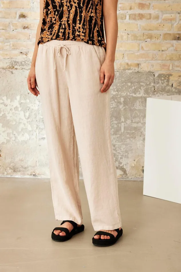 IN FRONT PANTS Women LINO PANTS 16228 190 Nature 190