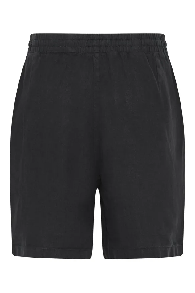 IN FRONT PANTS Women LINO SHORTS 16229 999 Black 999 IN FRONT PANTS Women LINO SHORTS 16229 999 Black 999