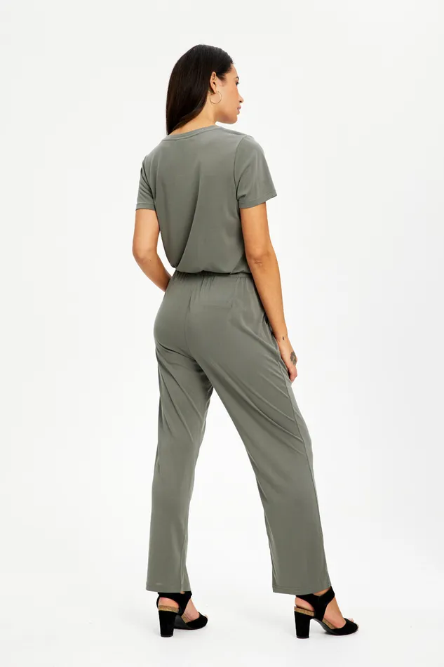 IN FRONT PANTS Women NINA PANT 15176 681 Army 681