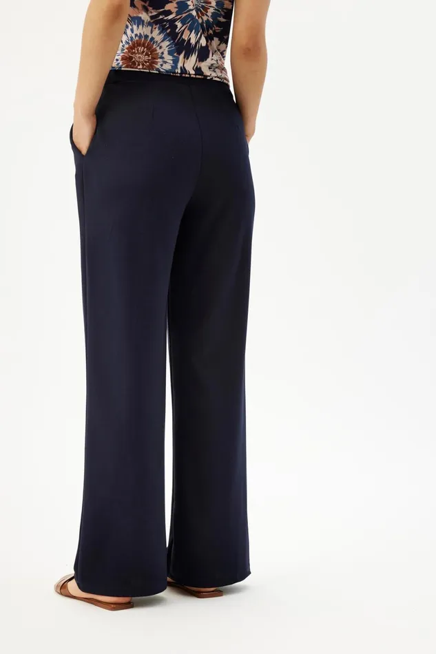 IN FRONT PANTS Women PONT PANTS 16350 591 Navy 591