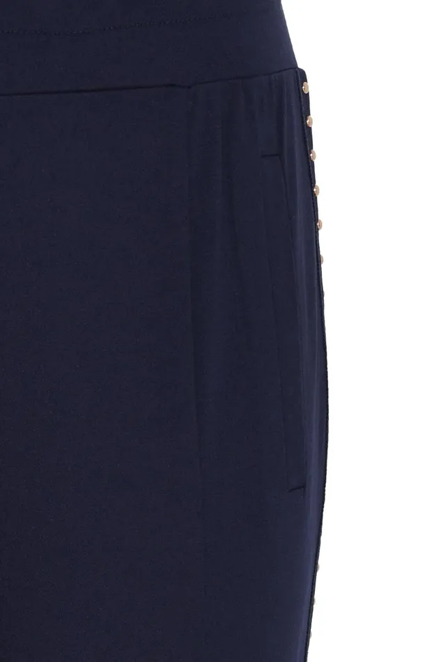 IN FRONT PANTS Women SALINA LEGGIN 13925 518 Ink Blue 518