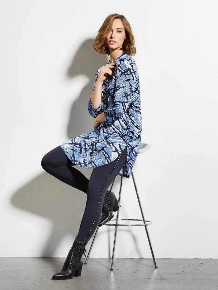 IN FRONT PANTS Women SALINA LEGGIN 13925 591 Navy 591