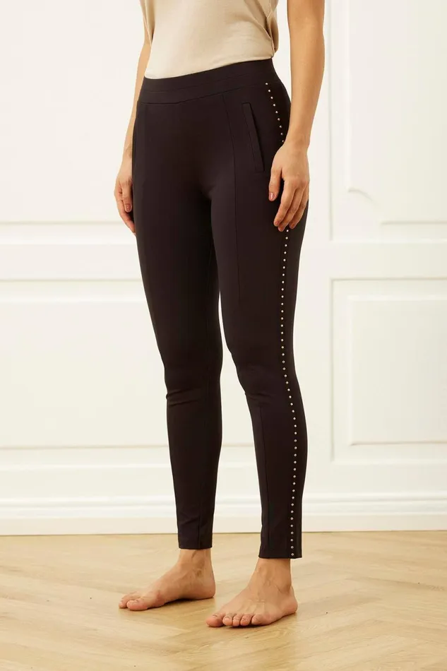 IN FRONT PANTS Women SALINA LEGGIN 13925 801 Brown 801